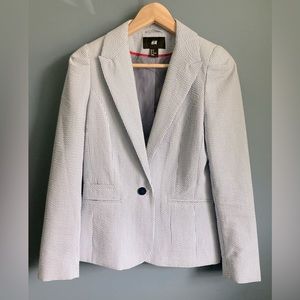 Light blue pinstripe blazer. H&M size 8